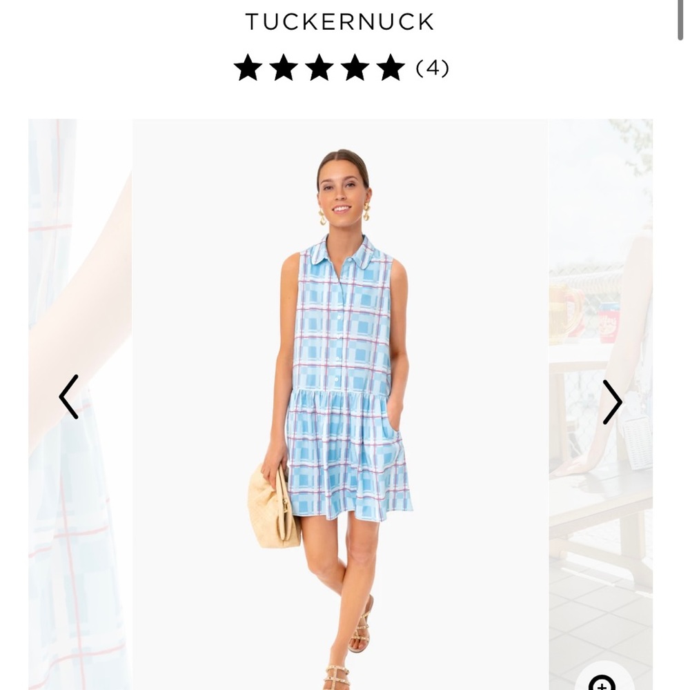 Westport Trellis Sleeveless Hayes Shirt Dress by
TUCKERNUCK